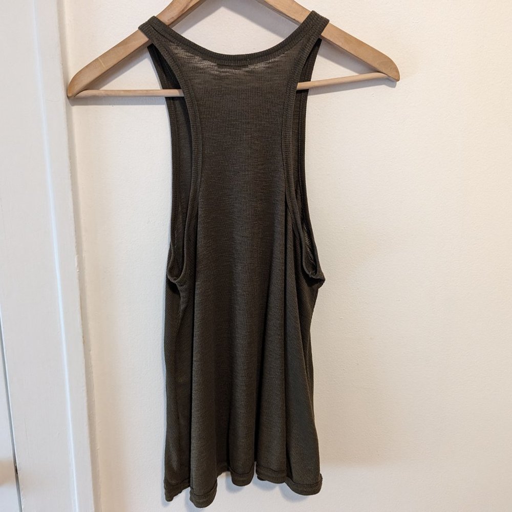 FP Intimately Olive Green Ribbed Tank - Picture 7 of 12